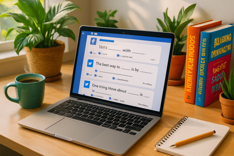 découvrez une sélection de textes à trous créatifs à publier sur facebook pour stimuler l’engagement de votre communauté et encourager l’interaction avec vos abonnés. idéal pour dynamiser vos réseaux sociaux !