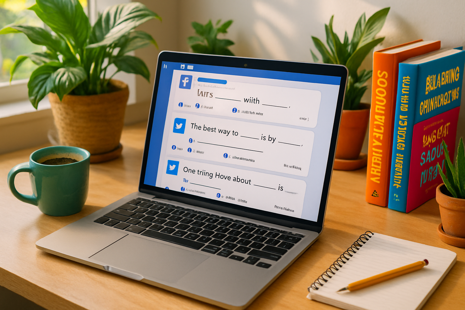 découvrez une sélection de textes à trous créatifs à publier sur facebook pour stimuler l’engagement de votre communauté et encourager l’interaction avec vos abonnés. idéal pour dynamiser vos réseaux sociaux !