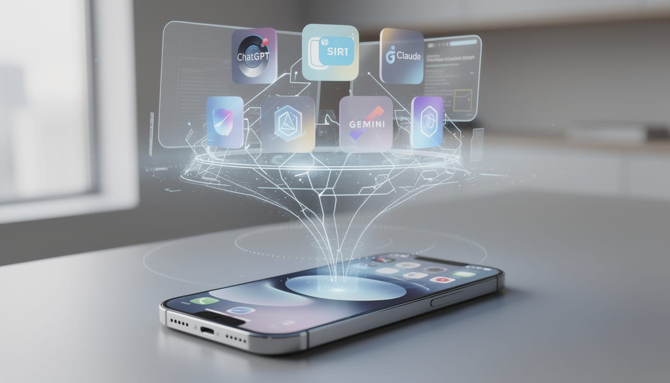 découvrez ios 27, la nouvelle mise à jour d'apple qui intègre siri aux intelligences artificielles chatgpt, claude, gemini et d'autres services externes pour une expérience utilisateur enrichie et connectée.