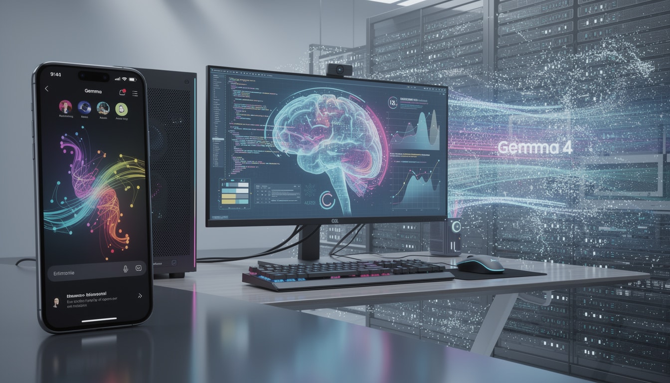 découvrez gemma 4, les nouveaux modèles open source révolutionnaires de google conçus pour optimiser les performances sur mobile, pc et cloud.