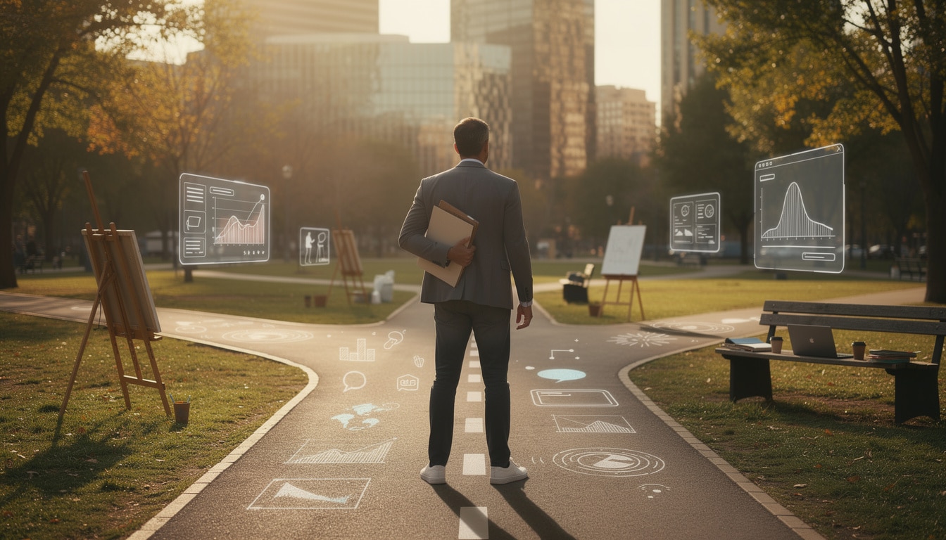 découvrez les différentes options professionnelles à envisager après une carrière de graphiste, pour donner un nouveau souffle à votre parcours créatif.