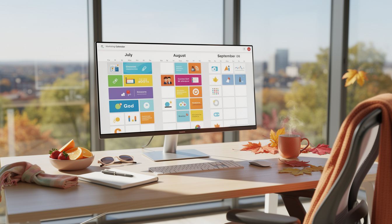 découvrez le calendrier marketing 2026 des incontournables et moments forts de l'été à l'automne, de juillet à septembre, pour optimiser vos campagnes et événements saisonniers.