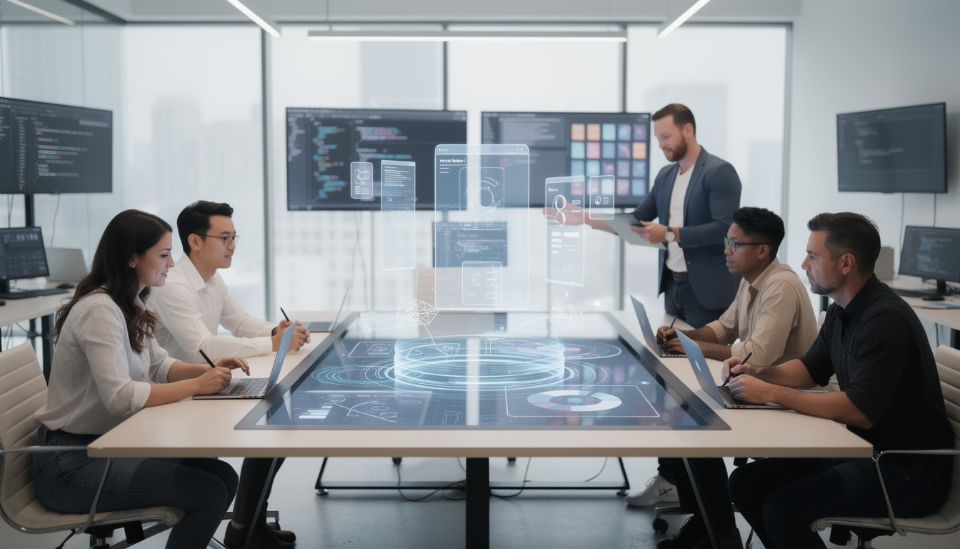 découvrez comment l'intelligence artificielle transforme la collaboration entre designers et développeurs, facilitant l'innovation et l'efficacité dans les projets créatifs.