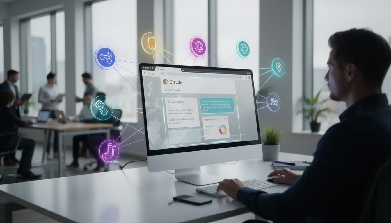découvrez comment claude dans chrome s'intègre parfaitement avec cowork pour exploiter vos compétences et connecteurs en toute fluidité, optimisant ainsi votre productivité et collaboration.