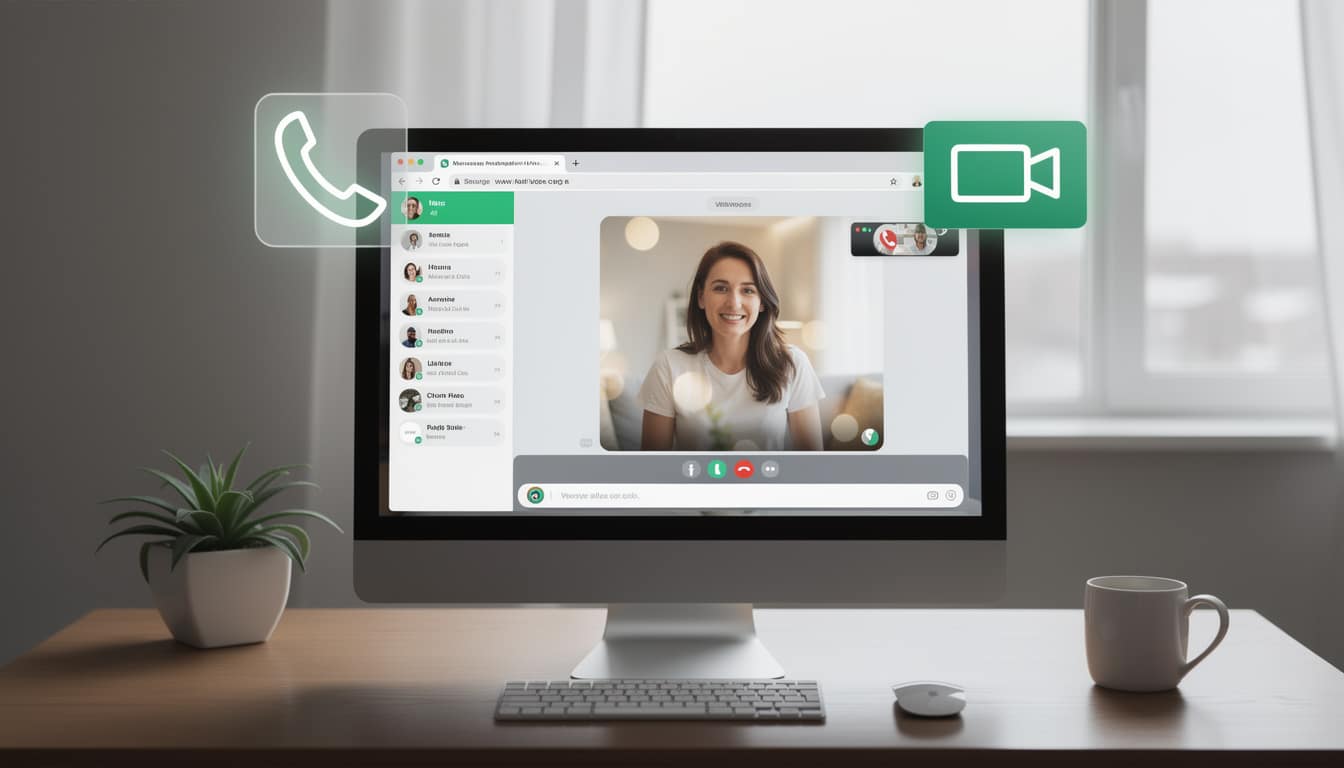 découvrez la nouvelle fonctionnalité de whatsapp : les appels audio et vidéo disponibles directement sur la version web pour une communication simplifiée.