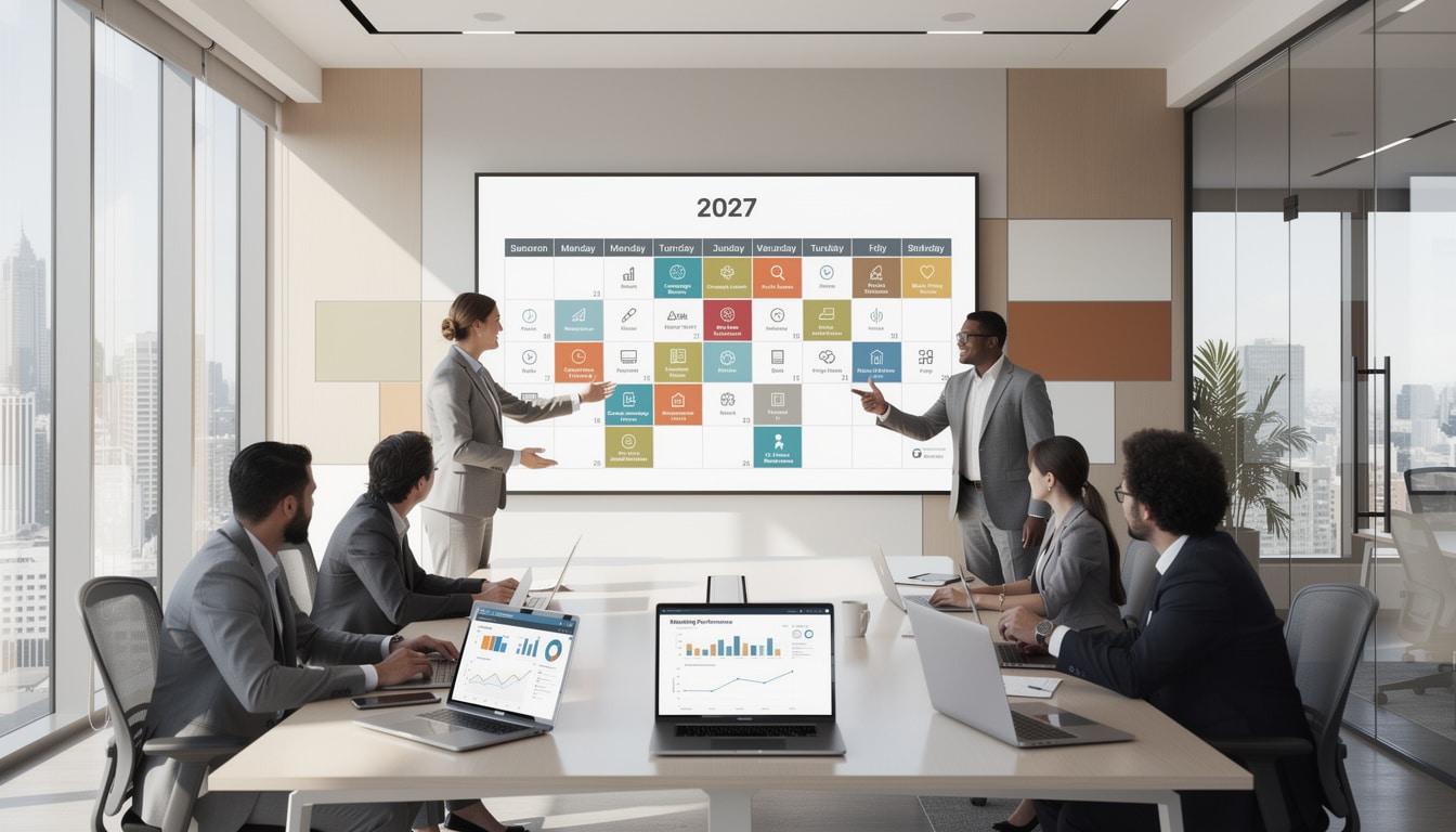 découvrez le calendrier marketing 2027 de bdm avec toutes les dates clés et événements incontournables pour optimiser vos campagnes et stratégies.