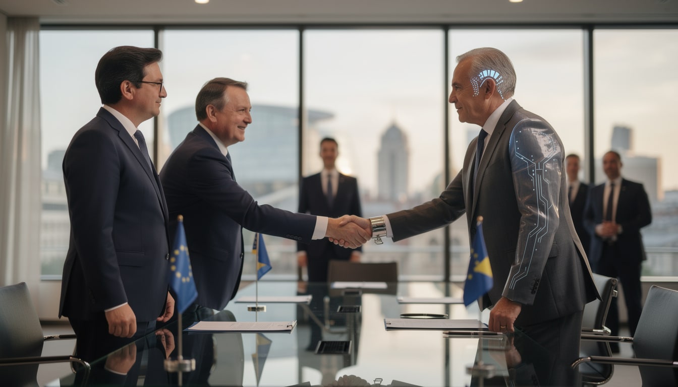 découvrez l'accord historique conclu entre l'ue et claude mythos 5 après cinq mois de négociations intenses, marquant une étape cruciale pour l'avenir de l'europe.
