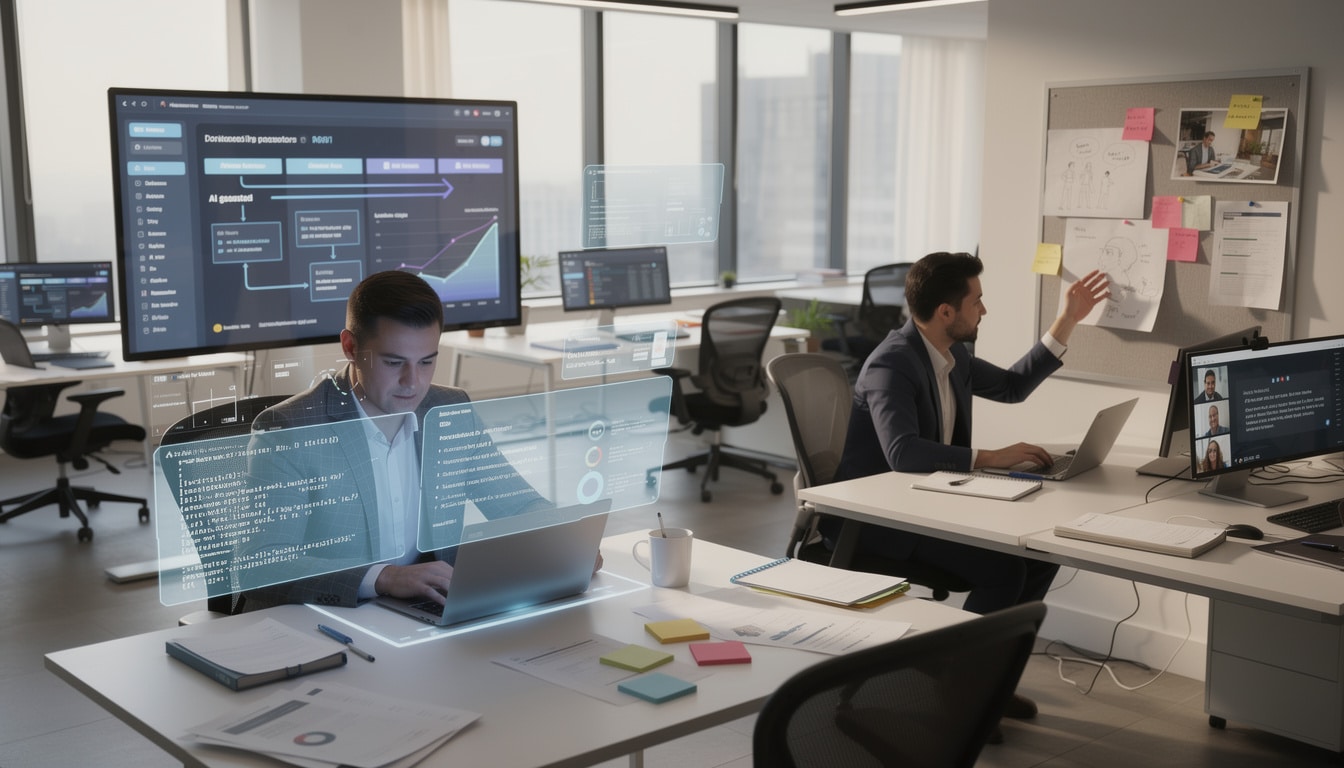découvrez comment une étude révèle que l'intelligence artificielle ne diminue pas la charge de travail, mais modifie plutôt sa répartition au sein des tâches professionnelles.